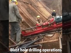 Переносная пневматическая буровая установка DTH