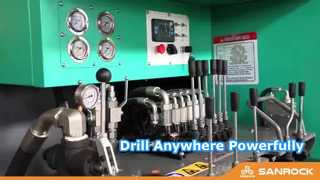 Гидравлическая буровая установка Горнодобывающая буровая установка для скважин на гусеничном ходу Сверлильный станок DTH