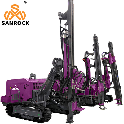 Качество  Depth 50m Hydraulic DTH Drilling Machine Rotary Borehole Drilling Rig Mining Machinery Фабрика