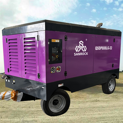 SANROCK Высокое давление винтовой воздушный компрессор Машина добыча цены