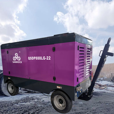 Свинцовый воздушный компрессор Машина дизельная мощность 194kw Свинцовый двигатель воздушный компрессор Мобильный воздушный компрессор для продажи