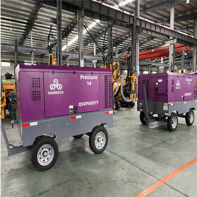 Свинцовый воздушный компрессор Дизельный вращающийся воздушный компрессор Машина портативный воздушный компрессор