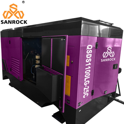 SANROCK винтовой воздушный компрессор Водяной колодец Высокое давление винтовый воздушный компрессор