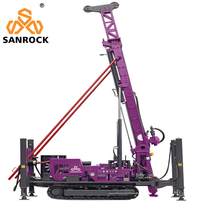 Геологическая разведочная буровая установка Crawler Hydraulic Diamond Core Drilling Rig Machine