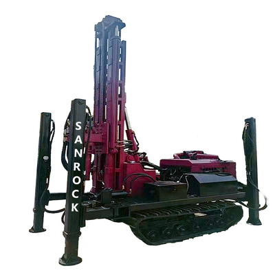 Гидравлическая буровая машина Yunnei Engine Crawler Water Well Drilling Rig 4800 KG