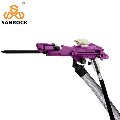 Портативный Jack Hammer Air Leg Rock Drill Бетоноразрушитель Пневматическая буровая машина