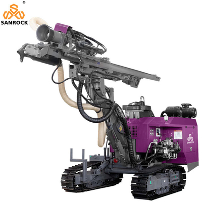 Top Hammer Hard Rock Mining Hydraulic DTH Drill Rig с мощностью 22 кВт Max.Impulse Power