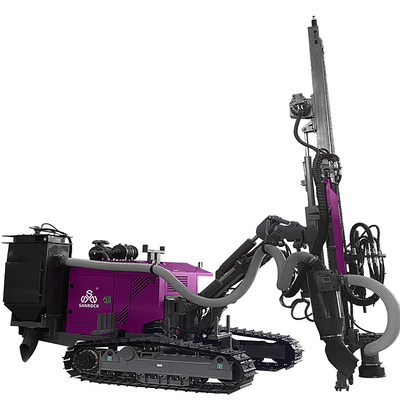 Top Hammer Hard Rock Mining Hydraulic DTH Drill Rig с мощностью 22 кВт Max.Impulse Power