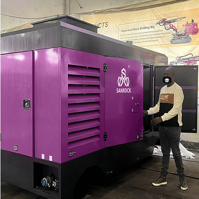 Ротационный AC Power Screw Air Compressor Стационарный воздушный компрессор