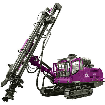 Интегрированная буровая установка DTH для добычи полезных ископаемых, бурения взрывных скважин, карьерная буровая установка на гусеничном ходу