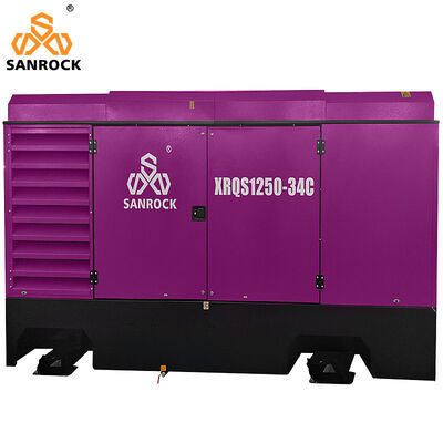 Компрессор воздуха с винтовым двигателем  для бурения скважин для воды Компрессор воздуха для бурильщиков