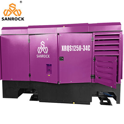 Компрессор воздуха с винтовым двигателем  для бурения скважин для воды Компрессор воздуха для бурильщиков