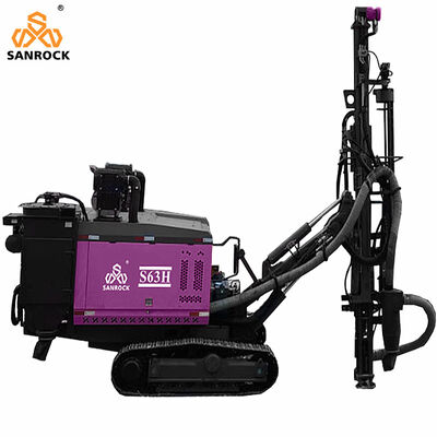 Добыча горных пород Взрывная буровая установка Мощность 194 кВт Crawler DTH буровая машина Гидравлическая буровая установка