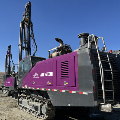 Интегрированная буровая установка DTH для добычи полезных ископаемых, бурения взрывных скважин, карьерная буровая установка на гусеничном ходу