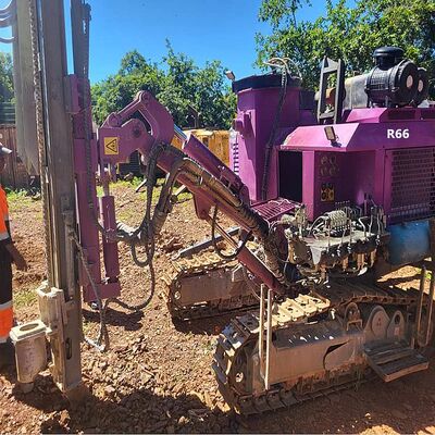 Буровая установка для бурения скважин, гидравлическая, для бурения скважин с погружным пневмоударником, высокопроизводительная, переносная буровая установка с погружным пневмоударником