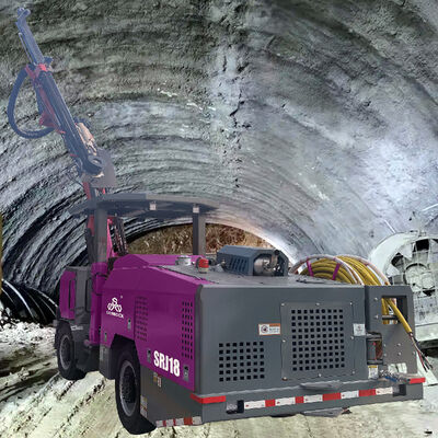 Single Face Boom Jumbo Drill Rig Tunnel Rock Borehole Drilling Equipment Underground Drilling Rig