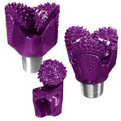 Роликовый конусный долото для геологического бурения, резиновое уплотнение подшипника, TCI трехконусное долото, долота для бурения твердых пород