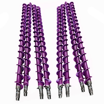 Threaded Drill Rod Heat Treatment Auger Drilling Pipe Mining Spiral Drilling Rod Price