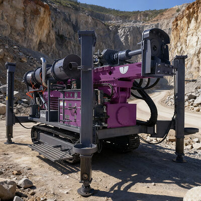 Добывающее ядро буровой машины сила подъема12KN обратная циркуляция буровой установки портативный буровой установки