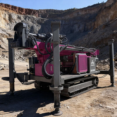 Добывающее ядро буровой машины сила подъема12KN обратная циркуляция буровой установки портативный буровой установки