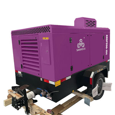 Свинцовый воздушный компрессор Дизельный вращающийся воздушный компрессор Машина портативный воздушный компрессор