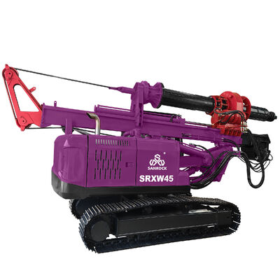 Ротационная буровая установка Ротационная скорость 17-45 р/мин Фундамент Строительная техника Портативная ротационная буровая машина