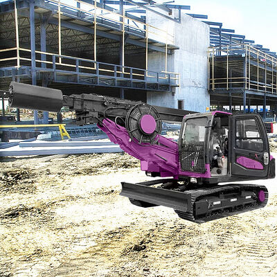 Буровая установка роторного бурения Глубина скважины 20м Дорожное муниципальное строительство Буровое оборудование Портативная буровая установка