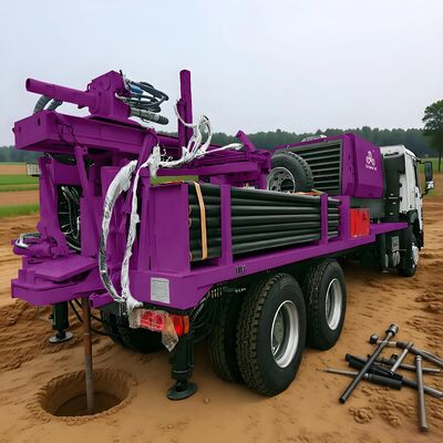 Hydraulic Well Drilling Machine Construction And Industrial Water Supply High Efficiency Water Well Drilling Rig