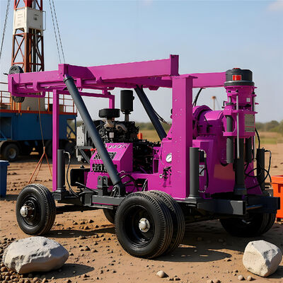 XYX-3 Water Well And Core Drilling Rig 75-300mm Hole Diameter Core Sampling Drilling Rig Machine