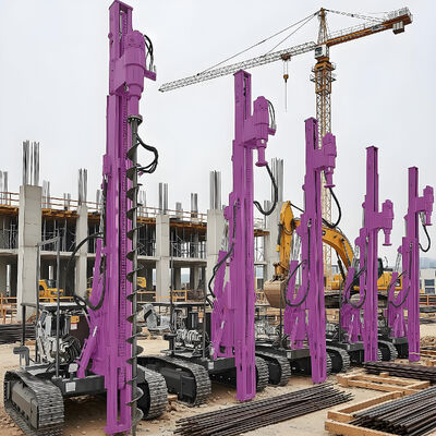 Hydraulic Pile Driver Machine Precise Depth Building Foundation Pile Drilling Rig Anchor Crawler Pile Driver