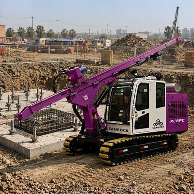 Pile Driver Machine High Frequency Impact Directly Piling Machinery Building Foundations Crawler Pile Driving Rig 