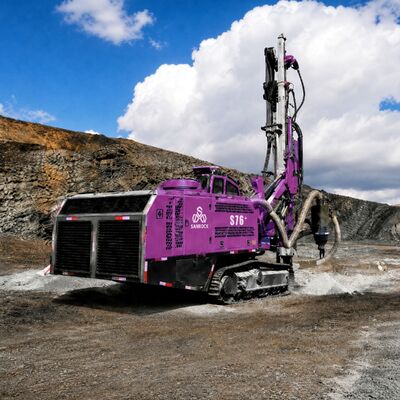 Буровая установка DTH с глубиной бурения 35 м, высокоточная буровая установка для бурения скважин с проникновением в породу, буровая установка для горнодобывающей промышленности на продажу