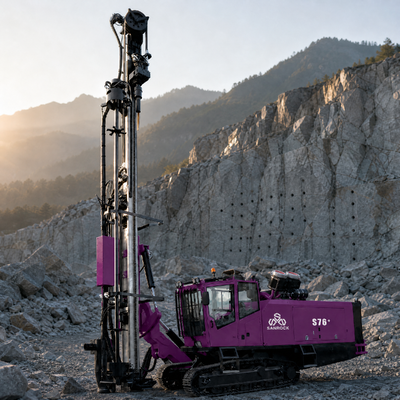 Mining DTH Drilling Rig Fully Enclosed Operator Cab Hydraulic Drilling Machine Crawler Drilling Rig Equipment
