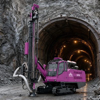 Multifunctional Borehole Drilling Rig Large Rotation Torque 3600 Nm Hard Rock Drill Machine Mining DTH Drilling Rig 