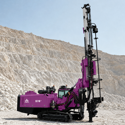 Multifunctional Borehole Drilling Rig Large Rotation Torque 3600 Nm Hard Rock Drill Machine Mining DTH Drilling Rig 