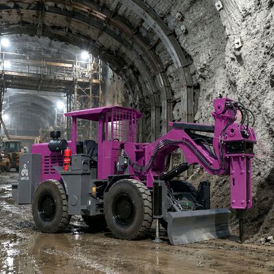 Dust Removal Mining Tunnel Drilling Rig Rock Breaking and Scaling Functions Underground Scaling Drilling Machine